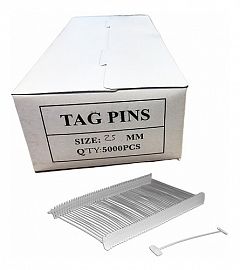 TAG PIN P/ROPA IBICO MOTEX REGULAR 25MM CJ X5000